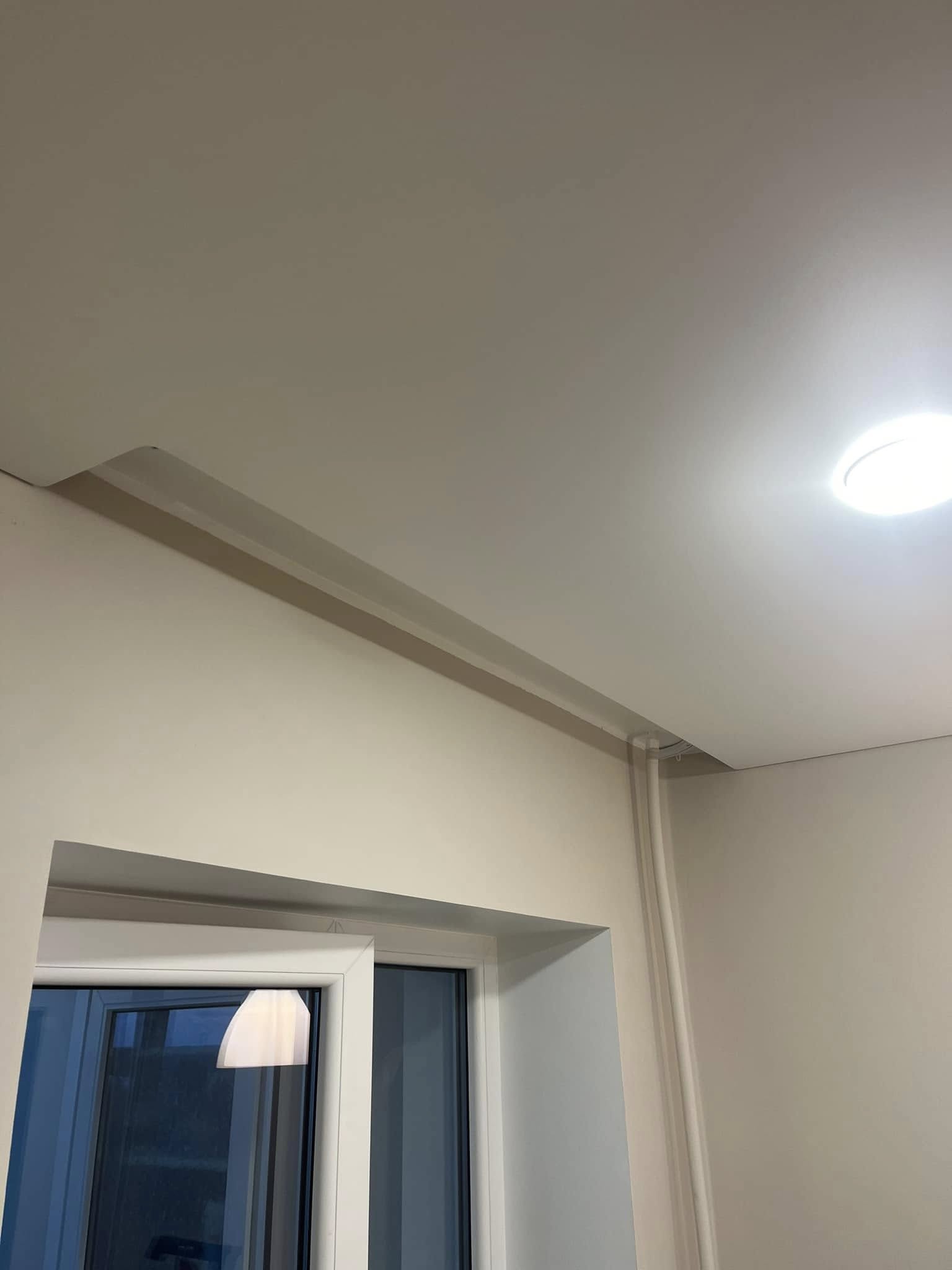 Натяжной потолок в Нарве, работа 9 / Pinglagi Narvas, töö 9